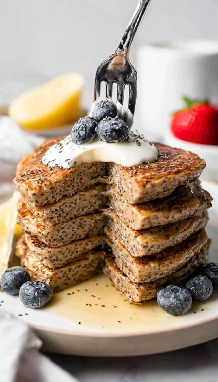 Chia Seed Pancakes