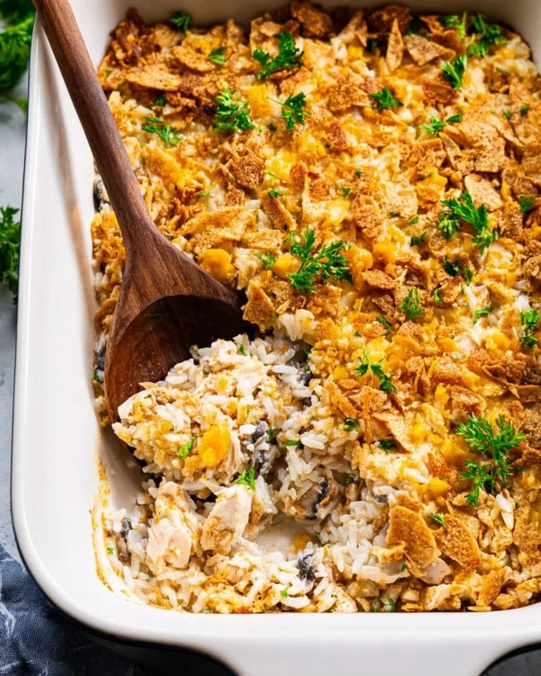 Chicken-and-Rice-Casserole-with-Cream-of-Mushroom-Soup-Recipe