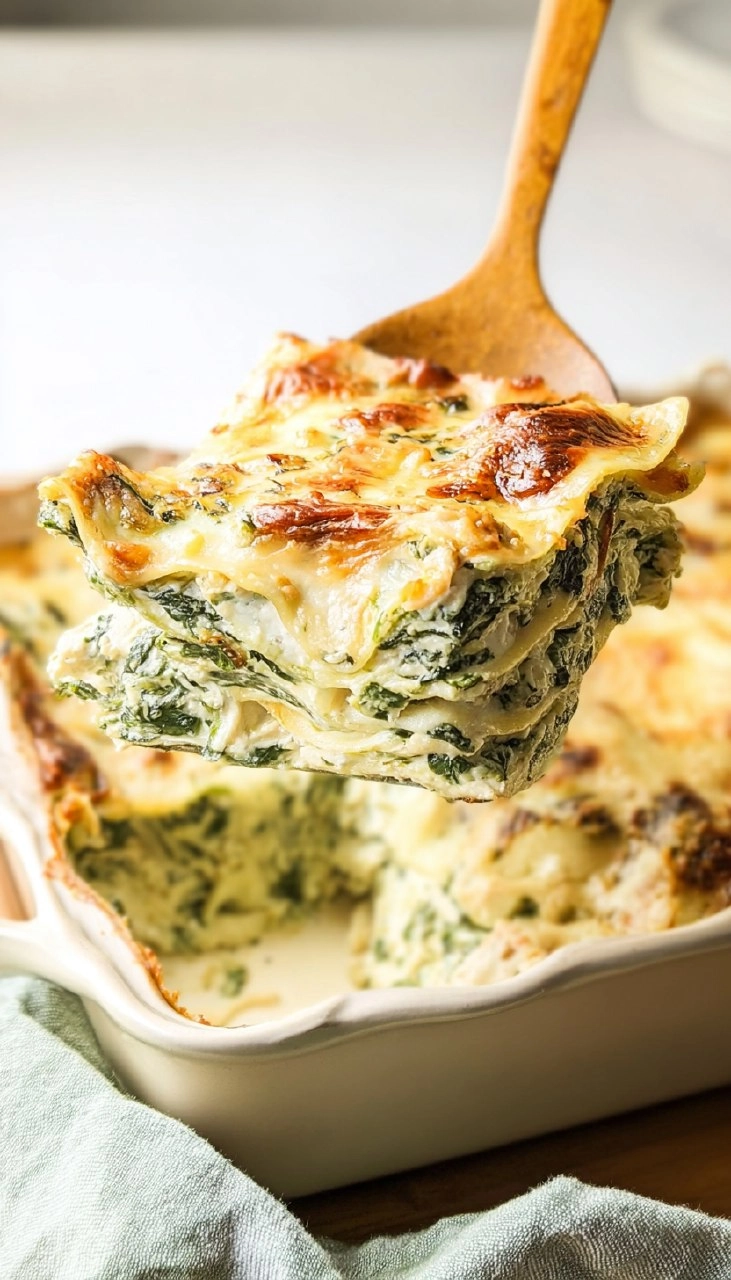Chicken and Spinach Lasagna (With Rotisserie Chicken)