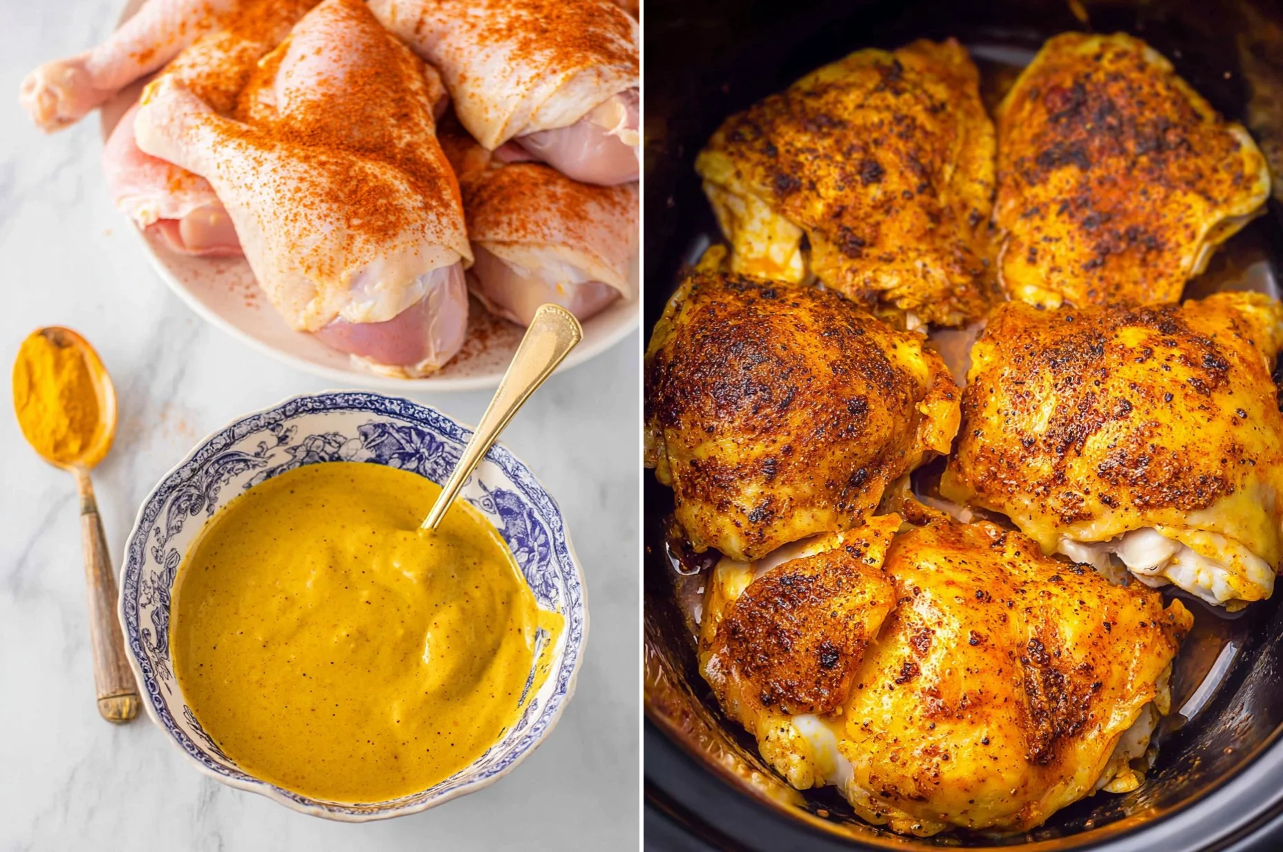 Crockpot Carolina Gold Bbq Chicken Thighs