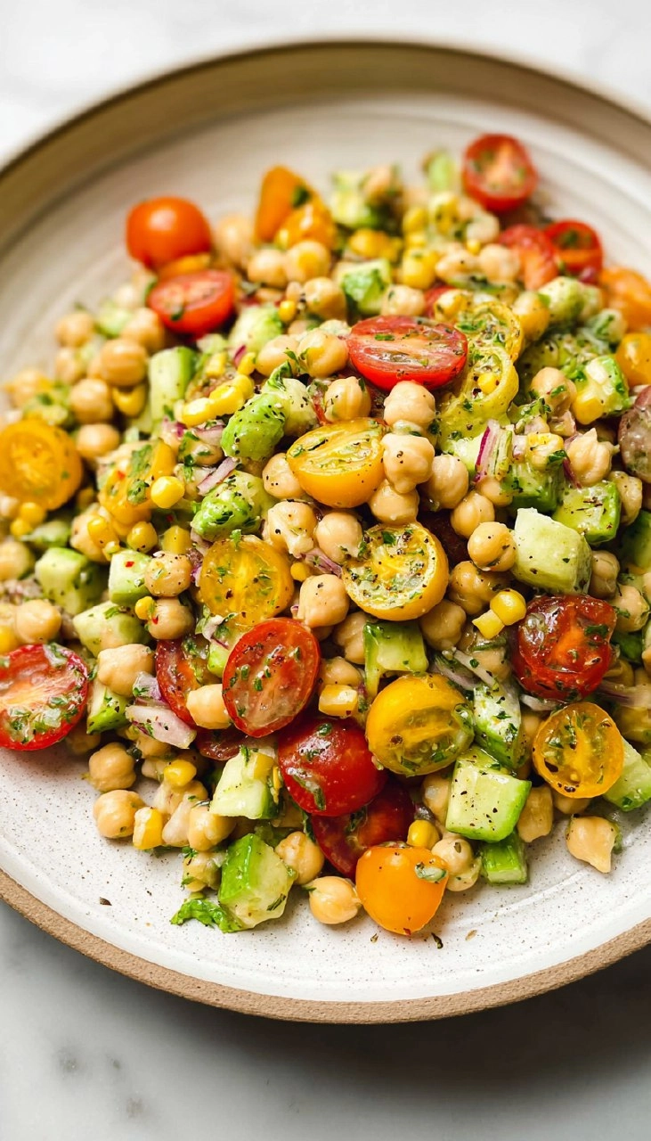 Easy Chickpea Salad
