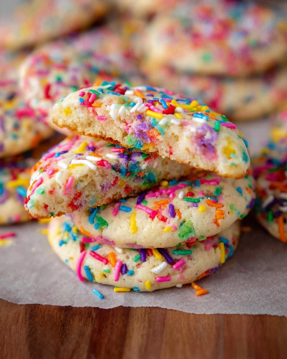 Easy Confetti Cookies 