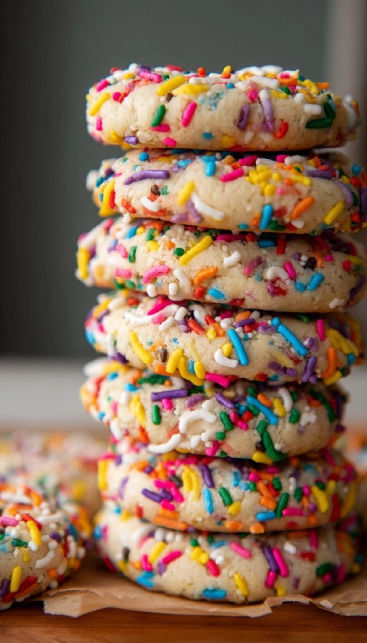 Easy Confetti Cookies 