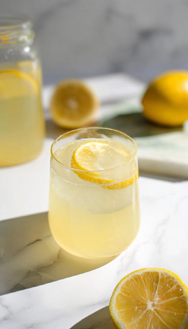 Easy Sparkling Lemonade Mocktail
