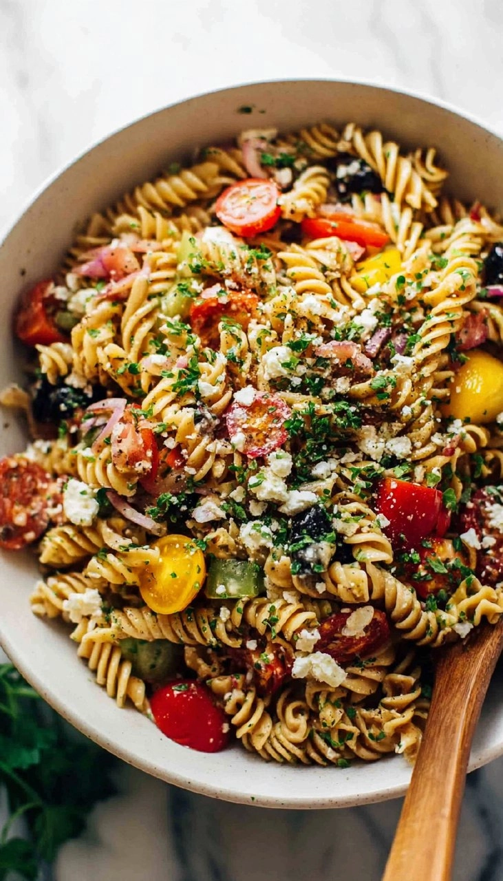 Easy Summer Pasta Salad (4 Ingredients)