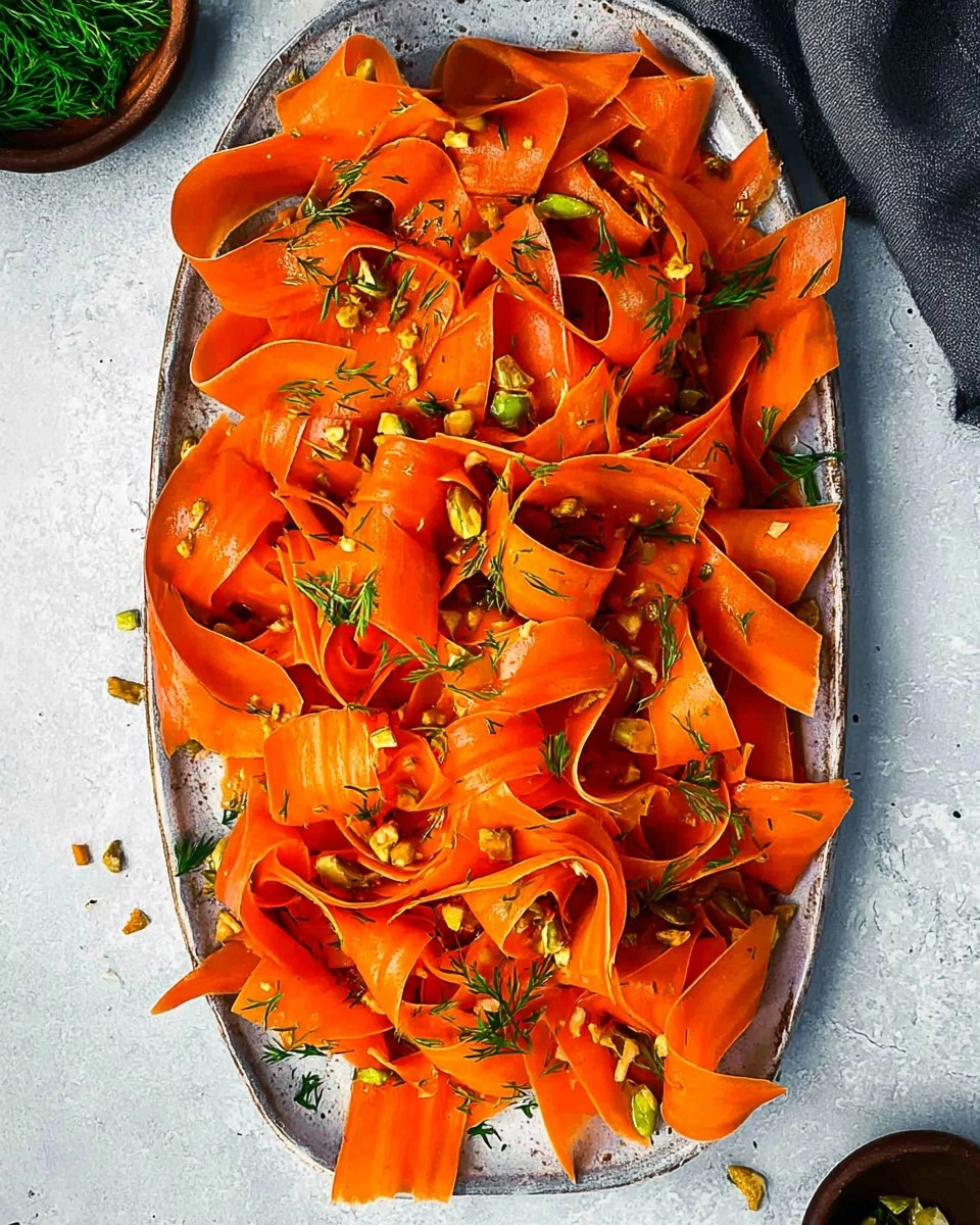 Fresh Carrot Ribbon Salad