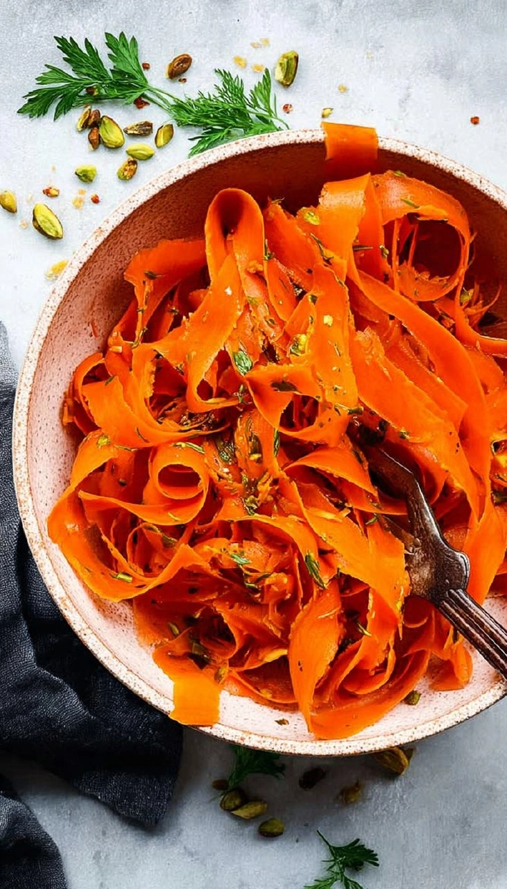Fresh Carrot Ribbon Salad
