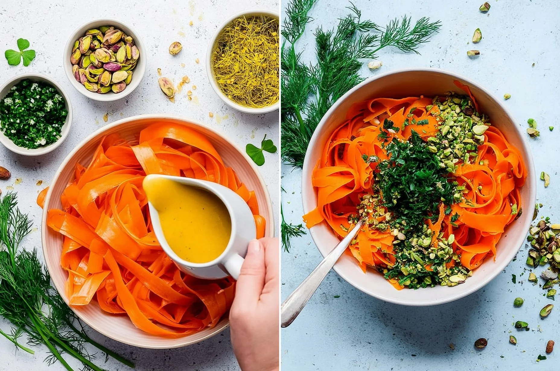 Fresh Carrot Ribbon Salad