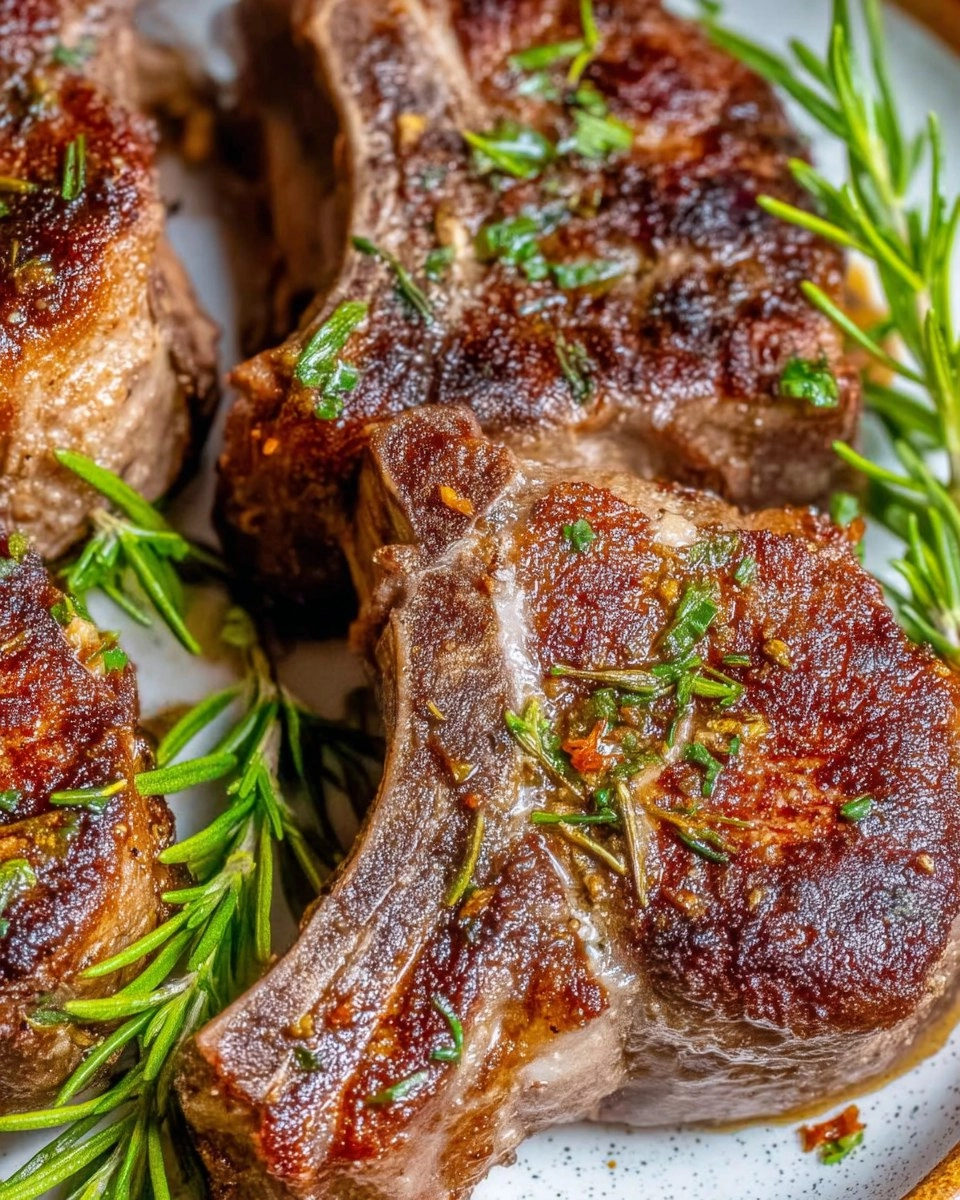 Garlic Butter Lamb Chops