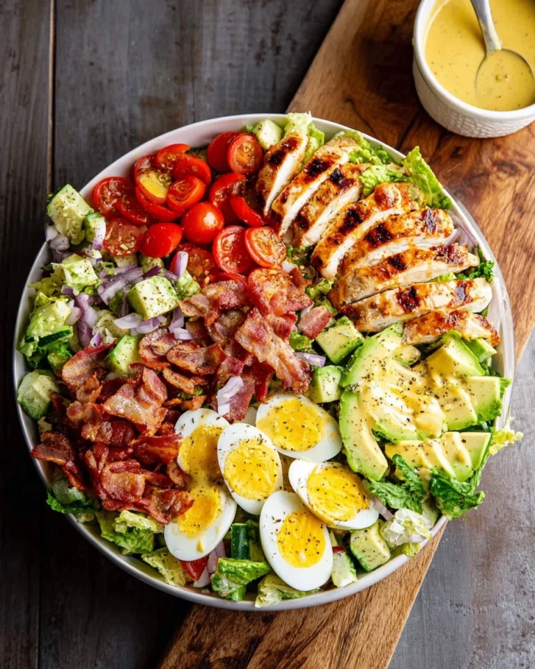 Healthy-Grilled-Chicken-Cobb-Salad-with-Honey-Dijon-Dressing-Recipe