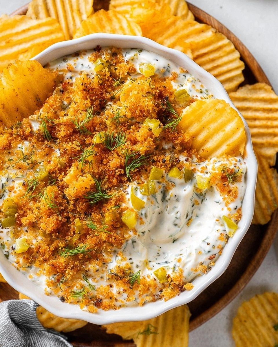 High-Protein Fried Pickle Dip (Viral Recipe)
