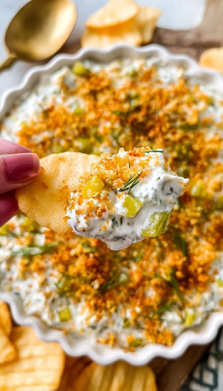 High-Protein Fried Pickle Dip (Viral Recipe)