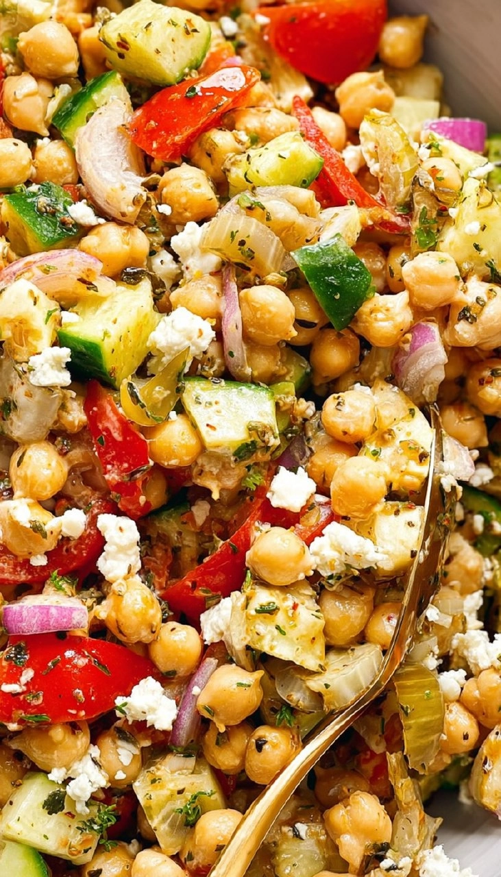 Mediterranean Chickpea Salad