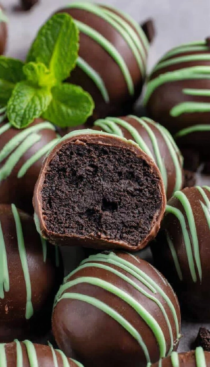Mint Oreo Truffles