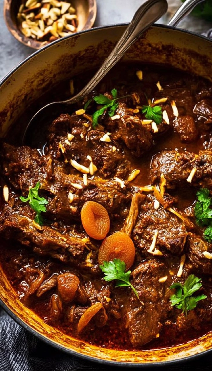 Moroccan Lamb Tagine | Slow-Braised Easter Centerpiece with Apricots & Spices