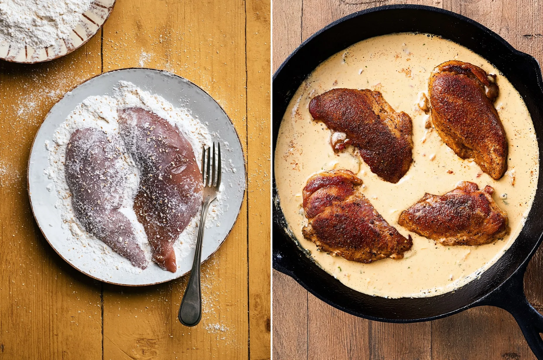 Pan-Seared Pheasant with Creamy Dijon Mustard Sauce