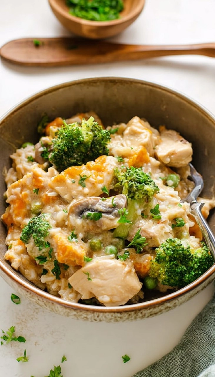 Slow Cooker Chicken And Rice