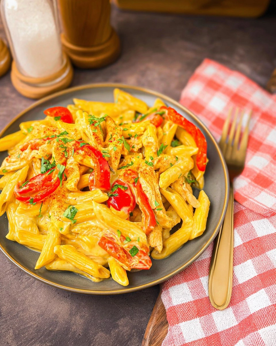 Slow-Cooker-Fajita-Pasta-Recipe