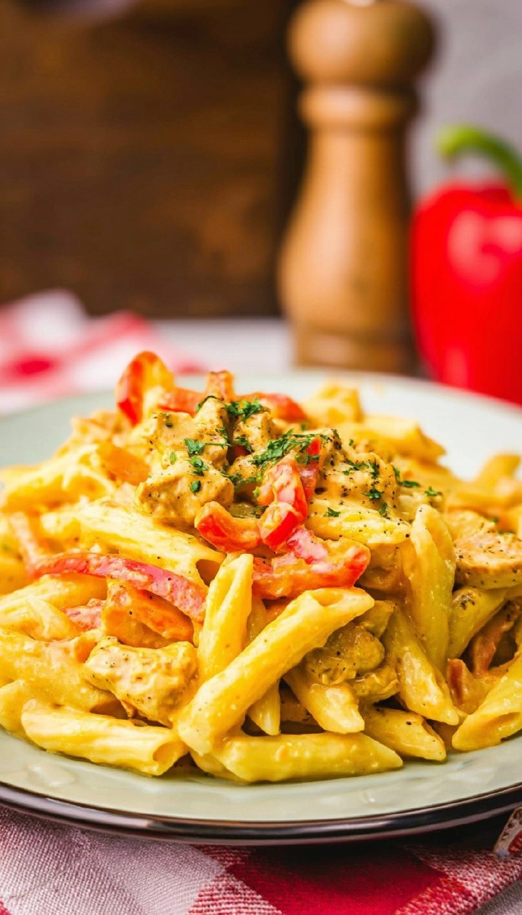 Slow Cooker Fajita Pasta