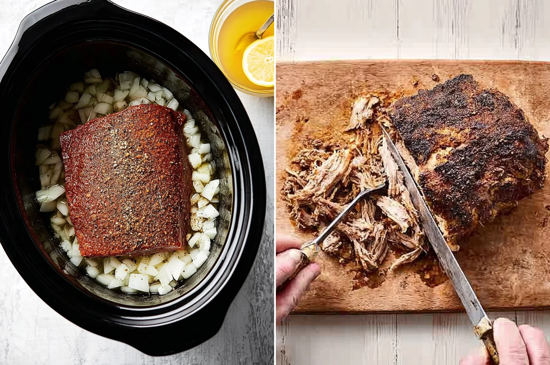 Slow Cooker Pulled Pork | Easy 6-Ingredient Set-It & Forget-It BBQ