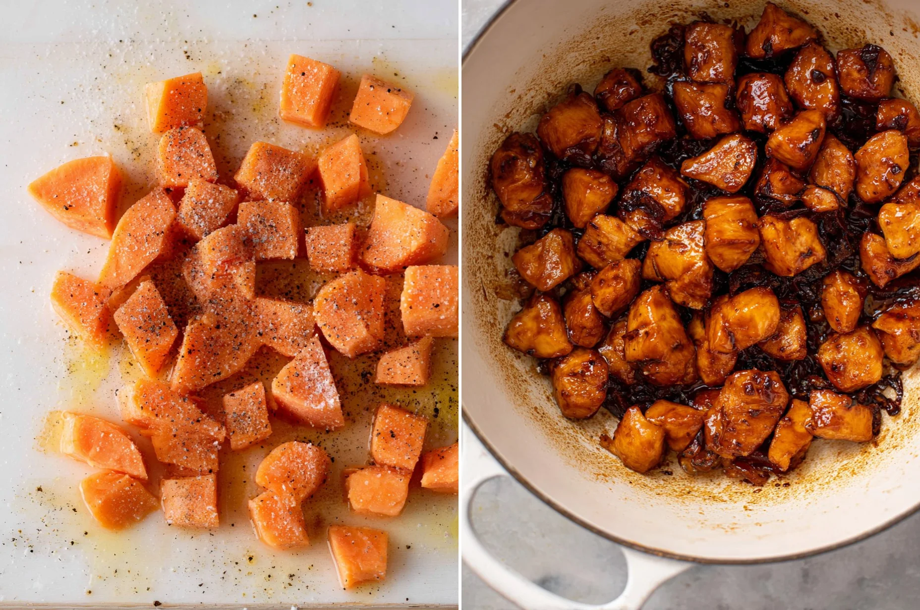 Sticky Orange Salmon Bowls.
