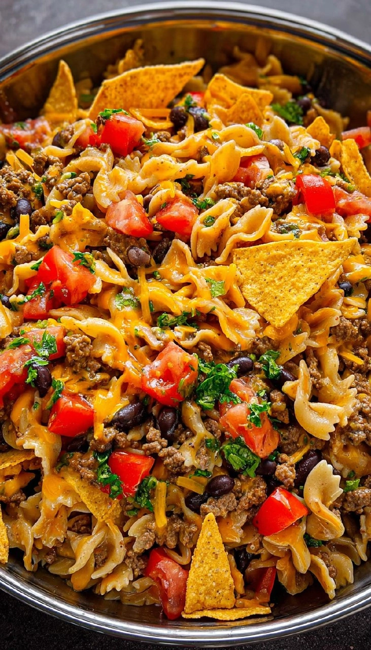 Taco Pasta Salad (Easy Summer Version)