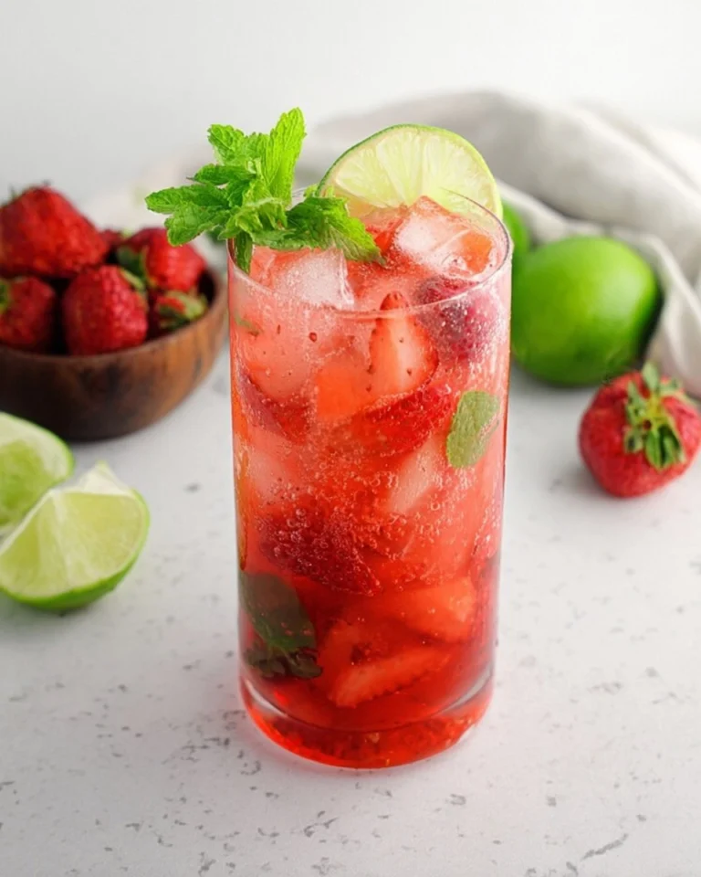 Virgin-Strawberry-Mojito-Mocktail-Recipe