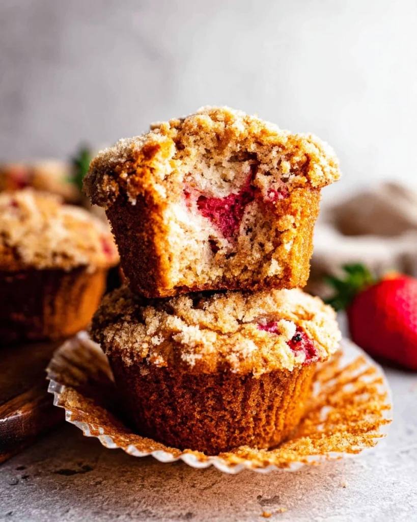 Almond-Flour-Strawberry-Muffins-Recipe