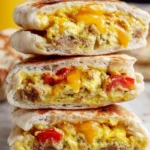 Breakfast-Stuffed-Cottage-Cheese-English-Muffins-High-Protein-Recipe