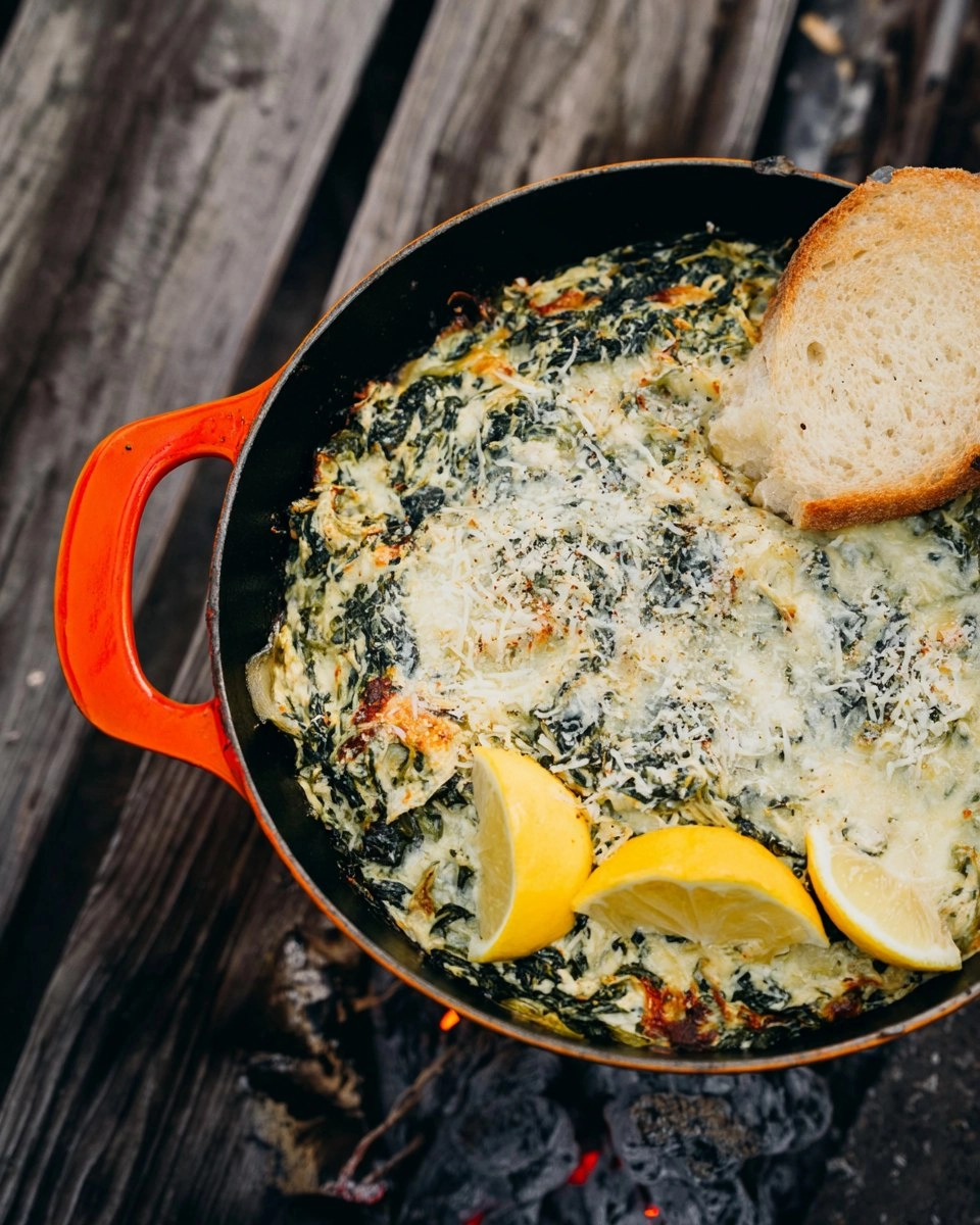 Campfire Spinach Artichoke Dip 64 Campfire Spinach Artichoke Dip