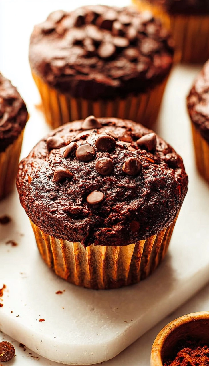 Chocolate Banana Muffins