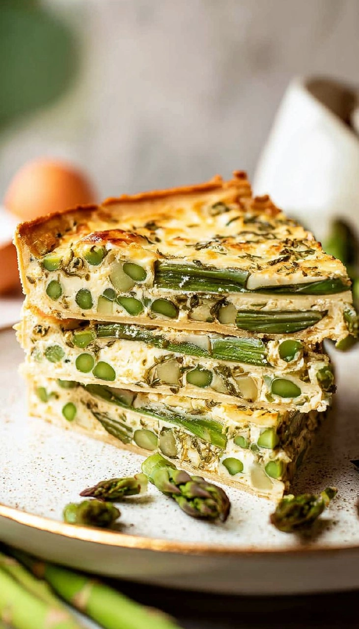 Easy Asparagus Quiche with Gruyère