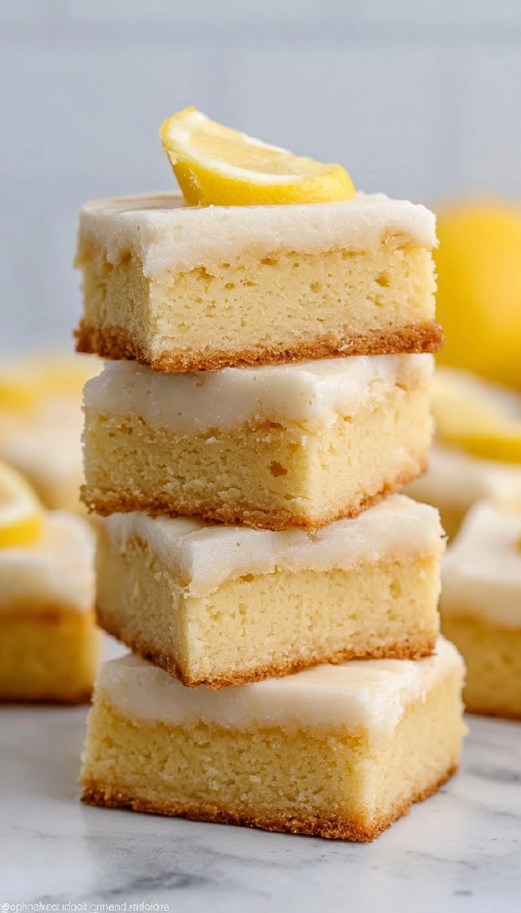 Lemon Sugar Cookie Bars