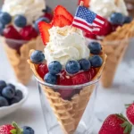 No-Bake-4th-of-July-Patriotic-Fruit-Cones-Recipe