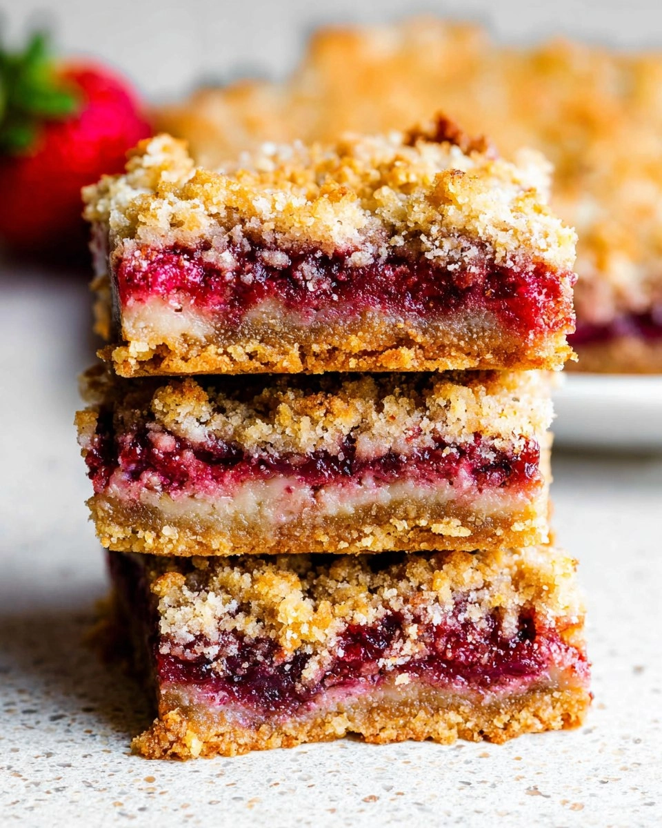 Strawberry Crumble Bars (Almond Flour, Easy & Buttery) 99 Strawberry Crumble Bars (Almond Flour, Easy & Buttery)