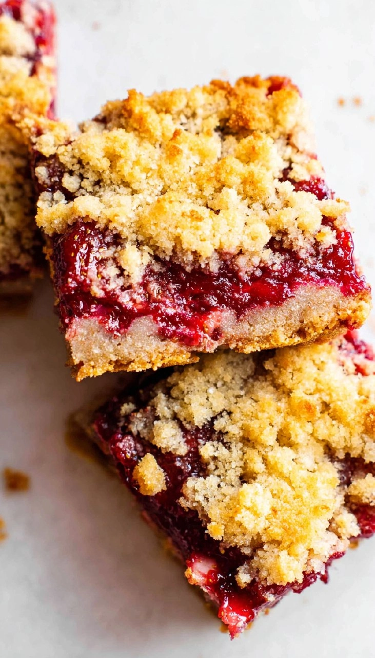 Strawberry Crumble Bars (Almond Flour, Easy & Buttery) 100 Strawberry Crumble Bars (Almond Flour, Easy & Buttery)