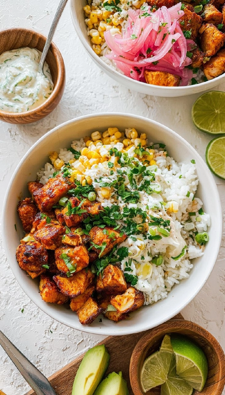 Street Corn Chicken Rice Bowls 175 Street Corn Chicken Rice Bowls