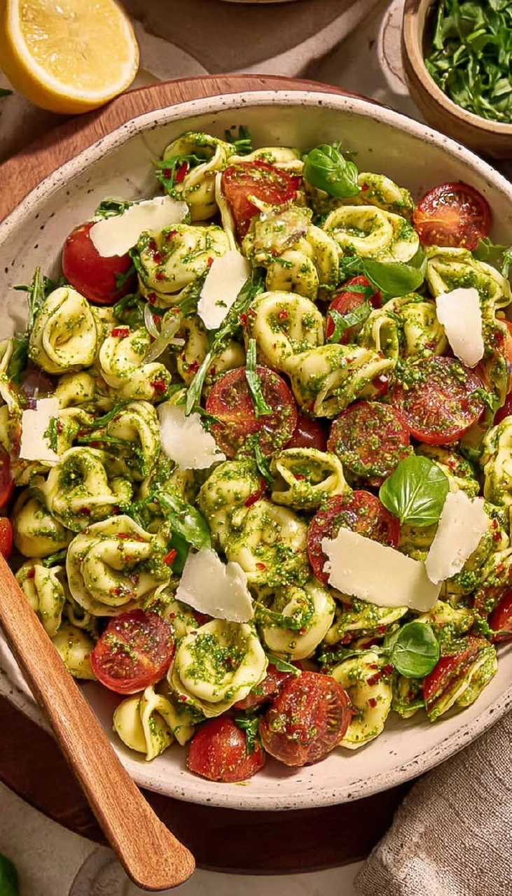 Tortellini Pesto Salad