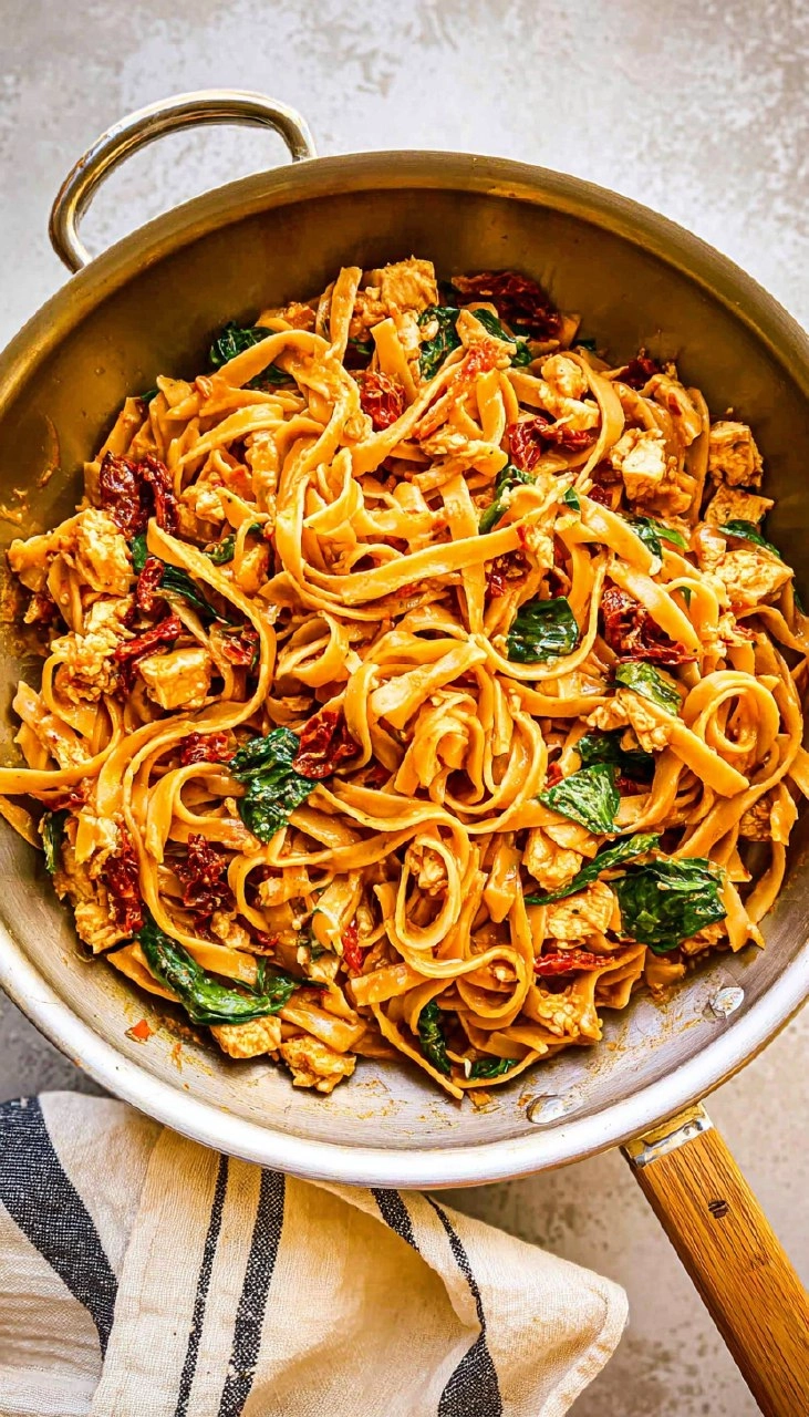 Whole Wheat Sun-Dried Tomato Basil Pasta