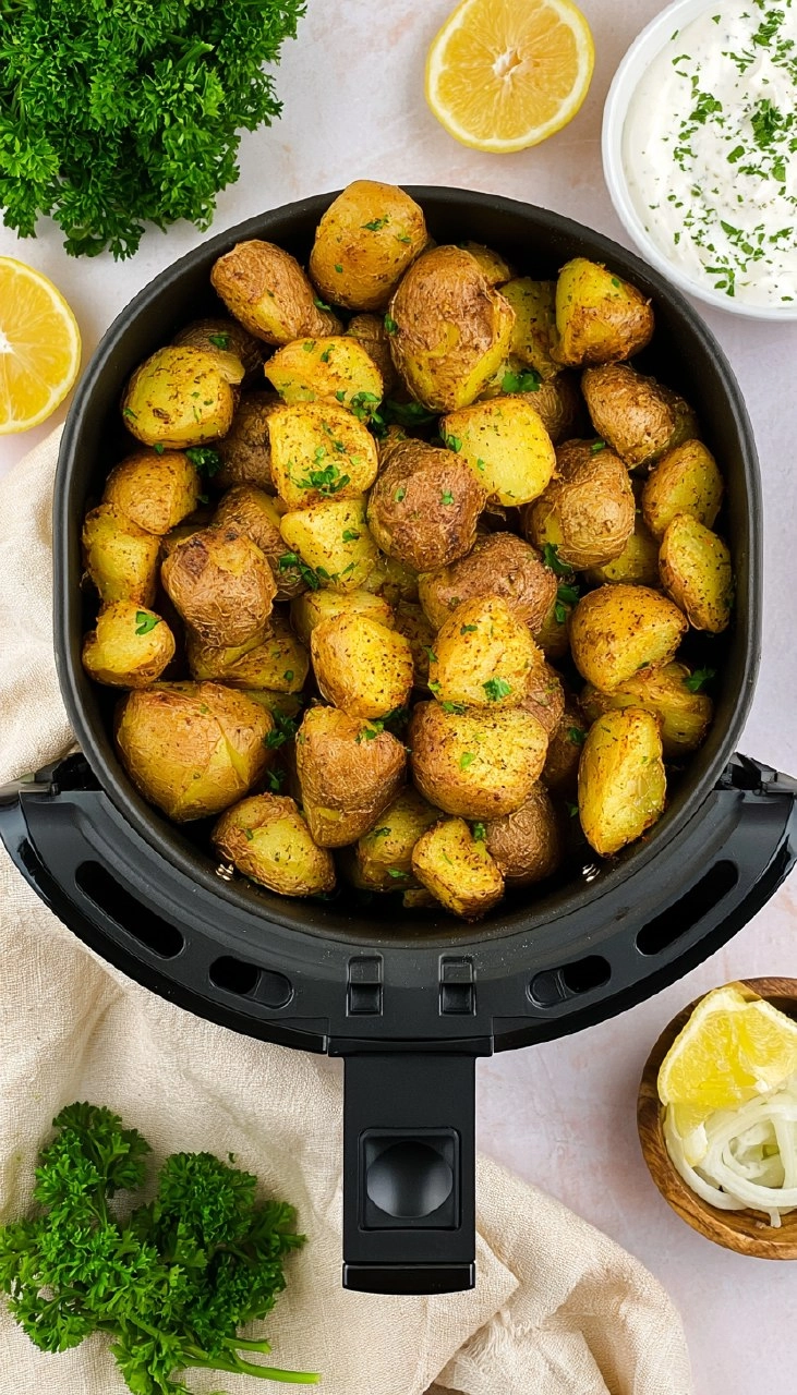 Air Fryer Greek Roasted Potatoes 60 Air Fryer Greek Roasted Potatoes