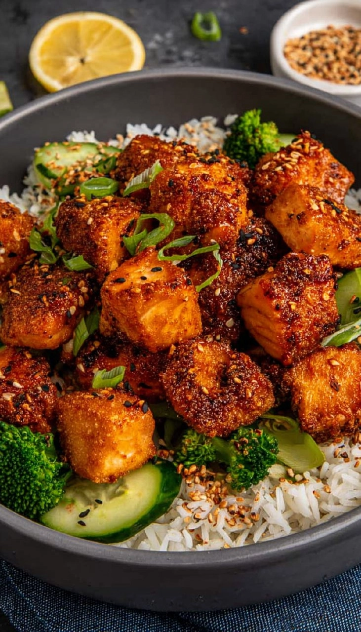 Air Fryer Salmon Bites 105 Air Fryer Salmon Bites