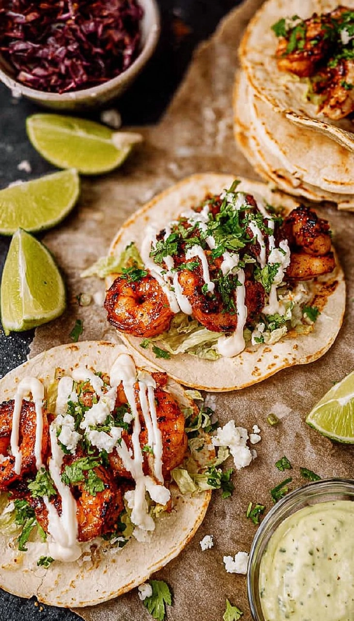 Blackened Shrimp Tacos