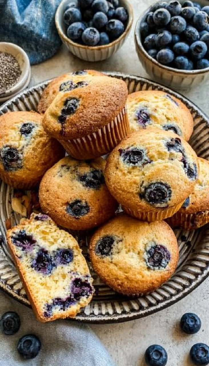 Blueberry Yogurt Muffins 120 Blueberry Yogurt Muffins