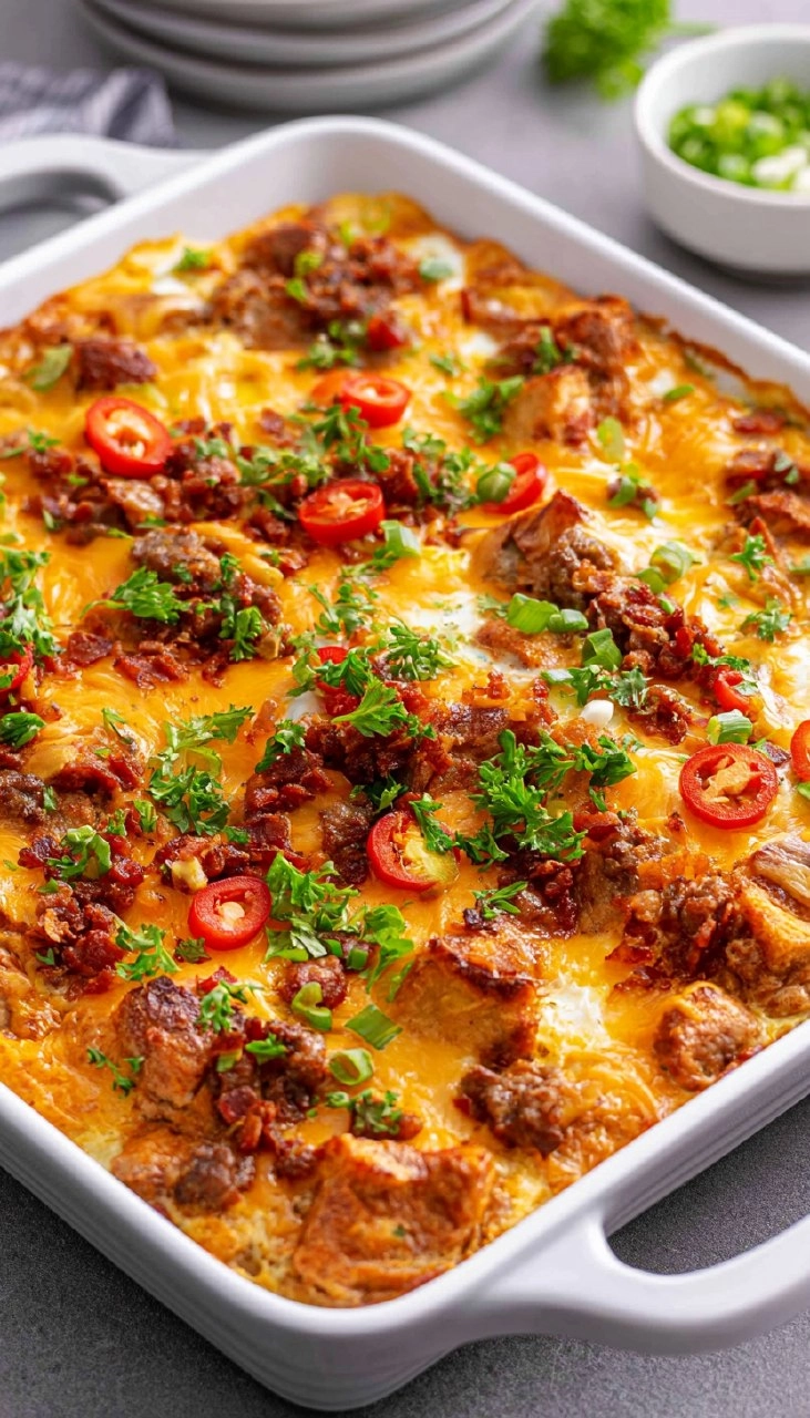 Breakfast Casserole | Easy Make-Ahead Father’s Day Brunch Bake