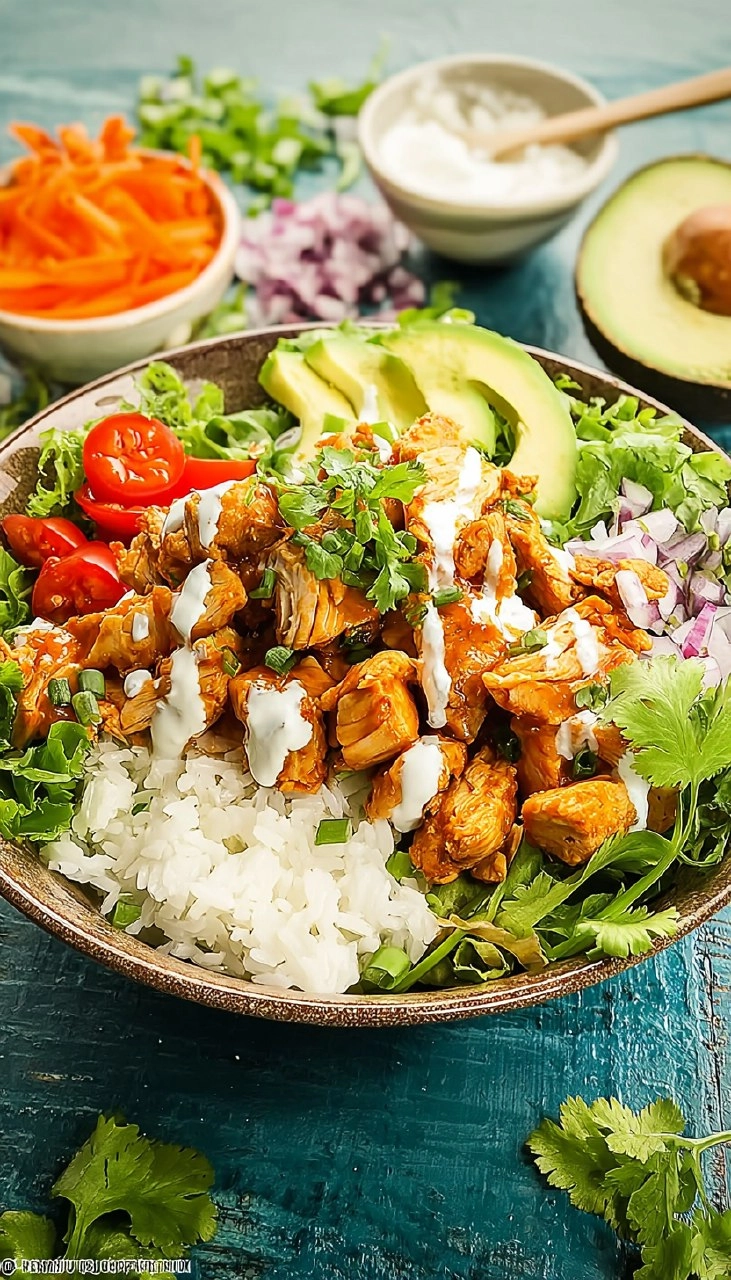 Buffalo Chicken Bowl (With Rice) 125 Buffalo Chicken Bowl (With Rice)