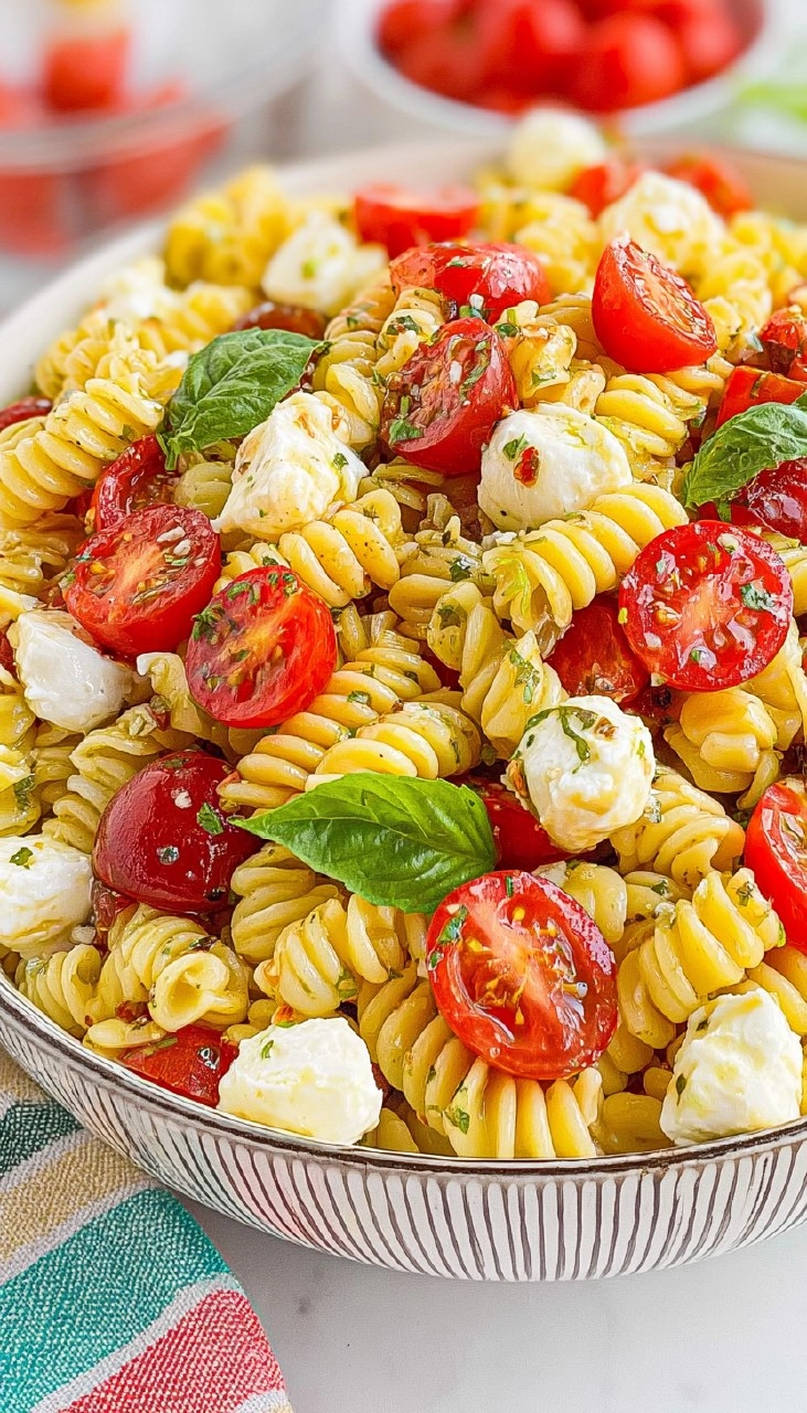 Caprese Pasta Salad 100 Caprese Pasta Salad