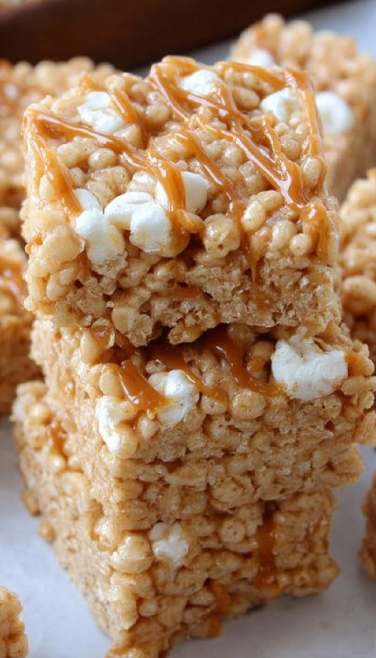 Caramel Rice Krispie Treats 75 Caramel Rice Krispie Treats