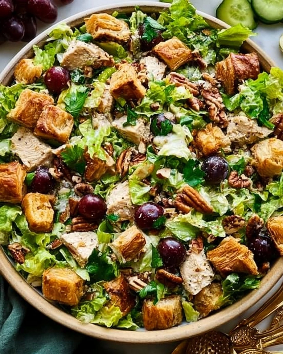 Chicken Salad with Grapes, Pecans, and Croissant Croutons 114 Chicken Salad with Grapes, Pecans, and Croissant Croutons