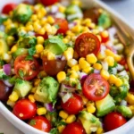 Corn Tomato Avocado Salad (with Cilantro Lime Vinaigrette) 81 Corn-Tomato-Avocado-Salad-with-Cilantro-Lime-Vinaigrette-Recipe
