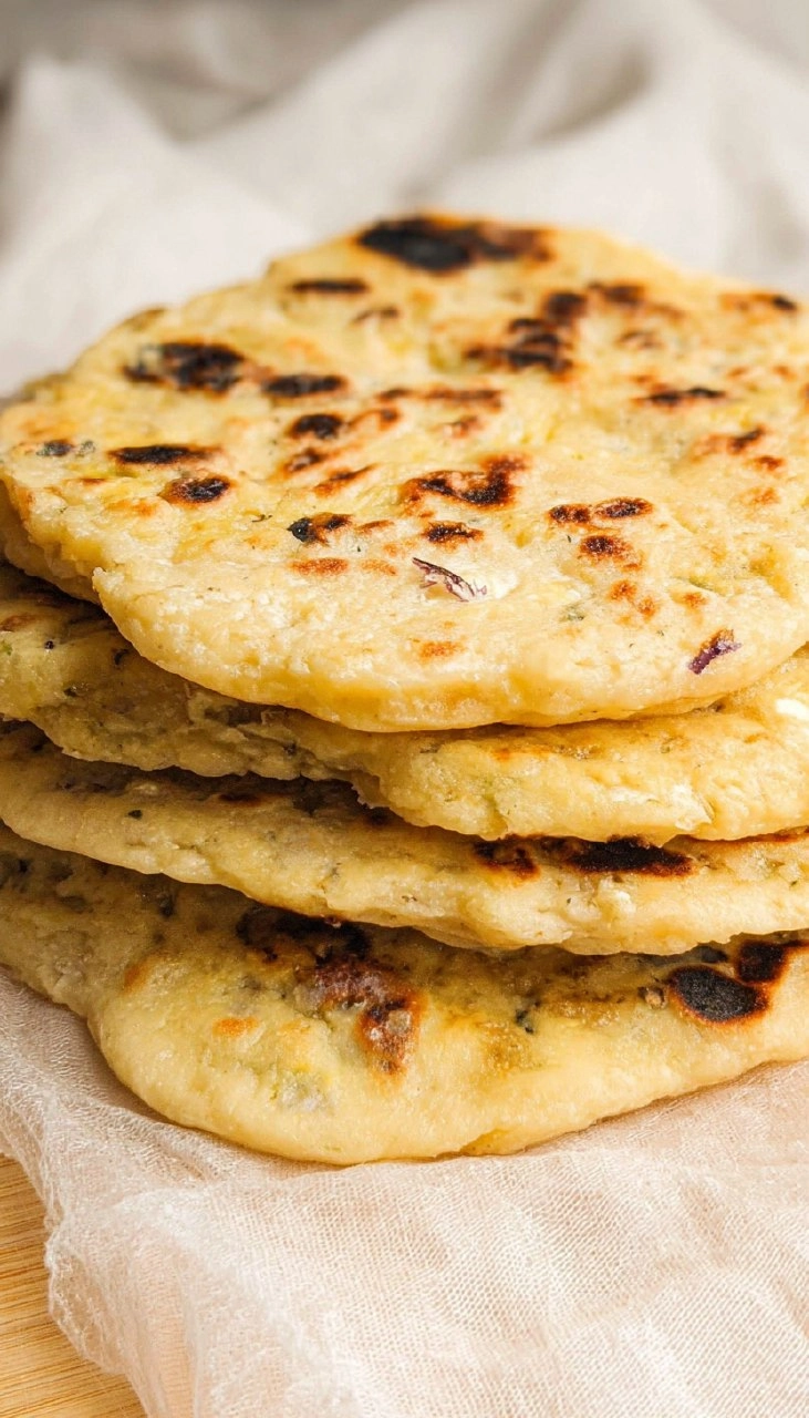 Cottage Cheese Naan Bread